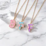BFF Letter Necklaces 3 Best Friends Friendship Jewelry