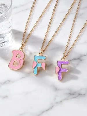 BFF Letter Necklaces