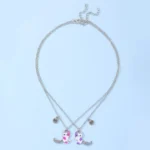 Cute Kitty BFF Necklaces-2Pcs Best Friend Pendant Gift