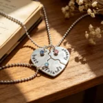 Best Friends Forever BFF Necklaces-3/4 Puzzle Necklace
