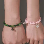 Wicked Matching Bracelet Set Magnetic Heart Charm 2PCS