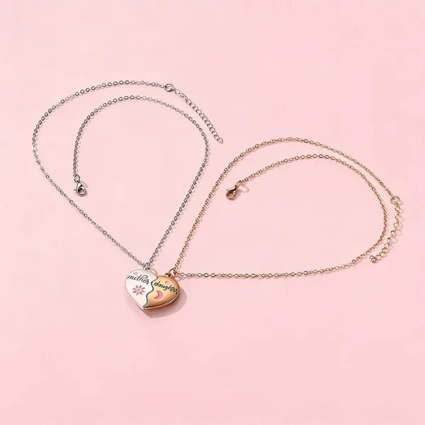 Mother Daughter Matching Necklaces Warm Gift Jewelry