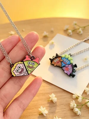 Cute Monster BFF Necklaces