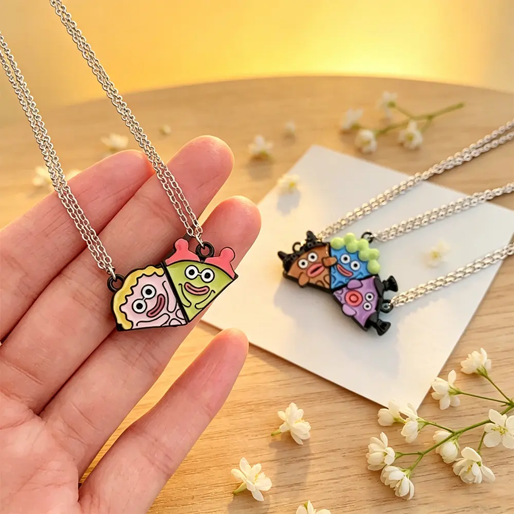 Cute Monster BFF Necklaces