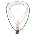 Sun Moon Star BFF Matching Necklaces-3 Best Friends