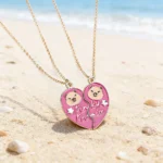 Magnetic Heart BFF Necklace 2Pcs Matching Friendship Jewelry