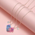 Cute Elephant BFF Necklace 2PCS Friendship Matching Jewelry