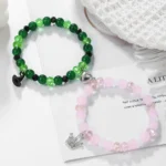 Wicked Matching Bracelet Set Magnetic Heart Charm 2PCS