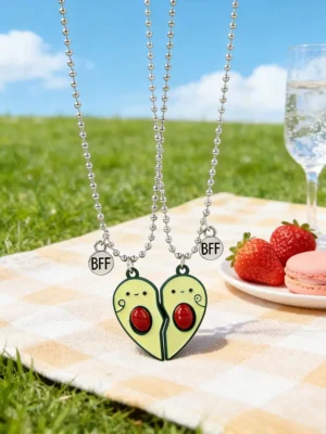 Avocado BFF Matching Necklaces