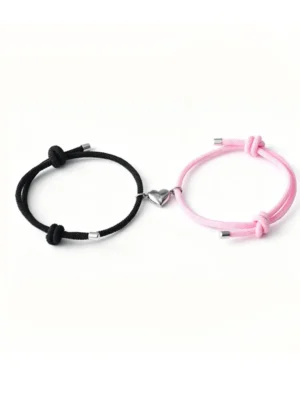 Magnetic Heart BFF Bracelets for 2 Best Friends