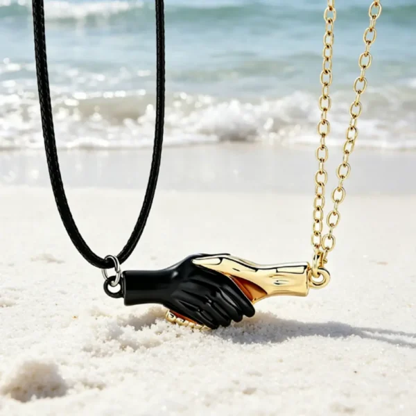 Handshake BFF Matching Necklaces Best Friend Gift