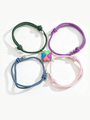 Magnetic Glow-in-the-Dark Bracelets for 3/4 Best Friend Gifts