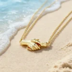 Handshake BFF Matching Necklaces Best Friend Gift