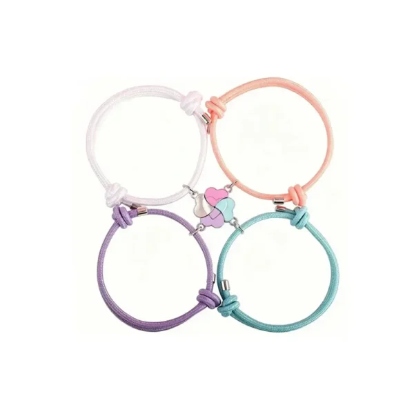 Magnetic BFF Heart Bracelets