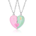 Sun Moon Best Friends Necklaces - 2PCS BFF Friendship Gift