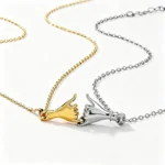 Hand Gesture BFF Necklaces - 2PCS Matching Promise Jewelry
