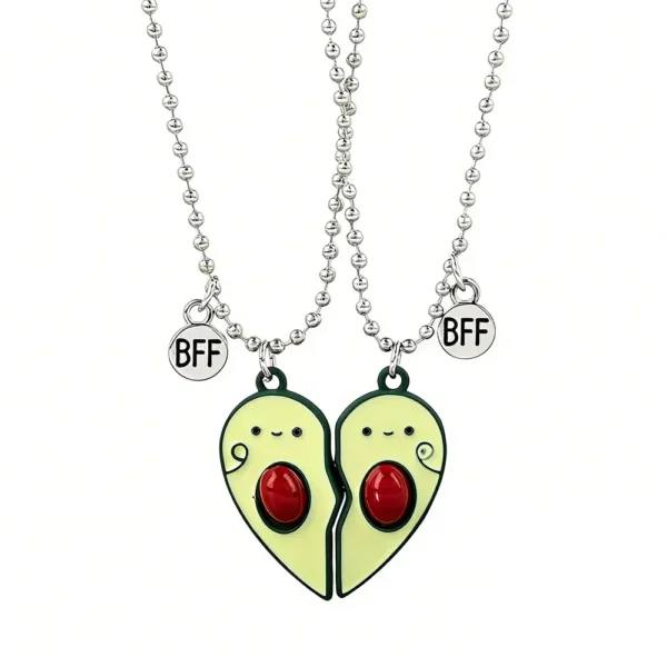 Avocado BFF Matching Necklaces