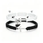 Magnetic Heart Cross Bracelet for Best Friend