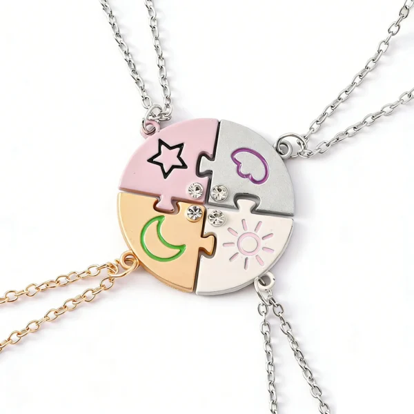 Celestial BFF Puzzle Necklaces