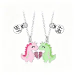 Cute BFF Dinosaur Necklaces - 2PCS Best Friend Forever