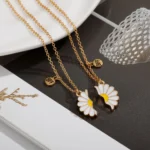 Daisy BFF Matching Necklaces|2Pcs Best Friend Pendant Gift