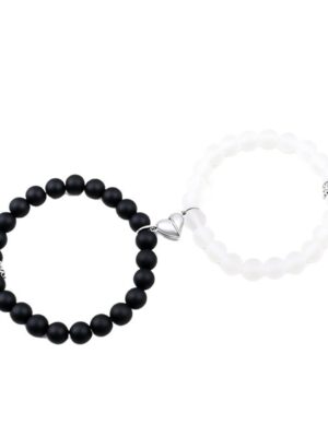 Magnetic Heart BFF Matching Bracelets|Friendship Couple Gift