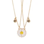 Daisy BFF Matching Necklaces|2Pcs Best Friend Pendant Gift