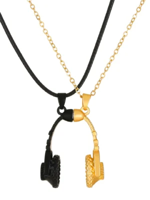 Magnetic Headphone Necklace Set