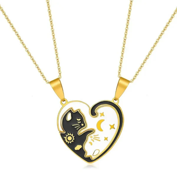 Cat BFF Matching Necklaces