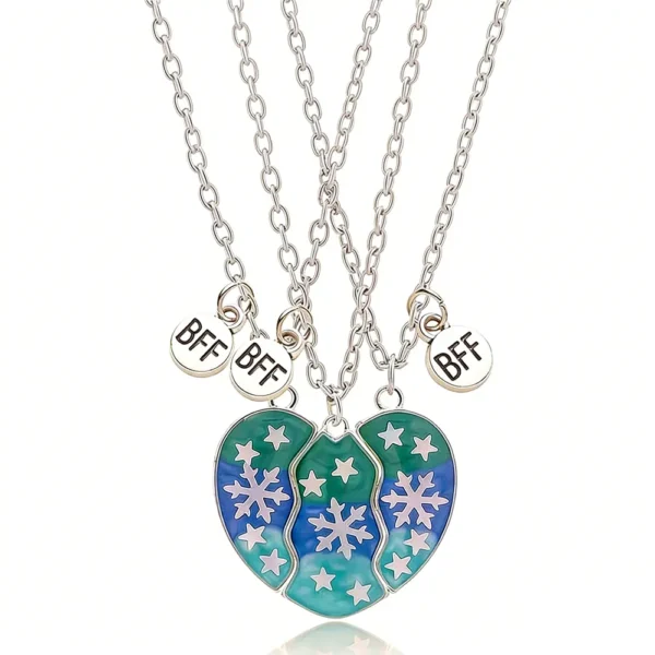 BFF Matching Heart Necklaces