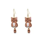 Cat Dangle Earrings- Cute Animal Jewelry