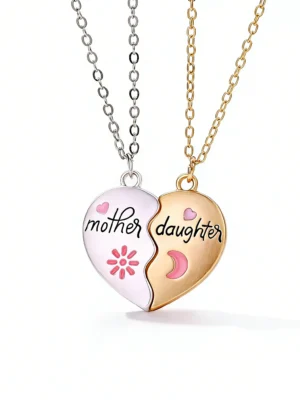 Mother Daughter Matching Necklaces Warm Gift Jewelry