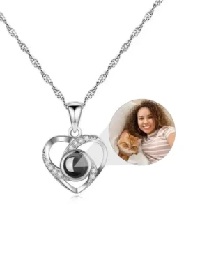 Custom Photo Projection Necklace