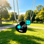 Luminous Heart Key Necklaces