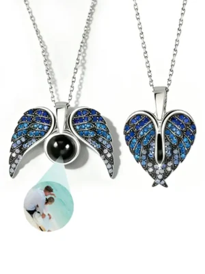 Projection Angel Wing Necklace