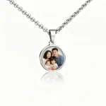 Custom Photo Necklace, Personalized Picture Pendant