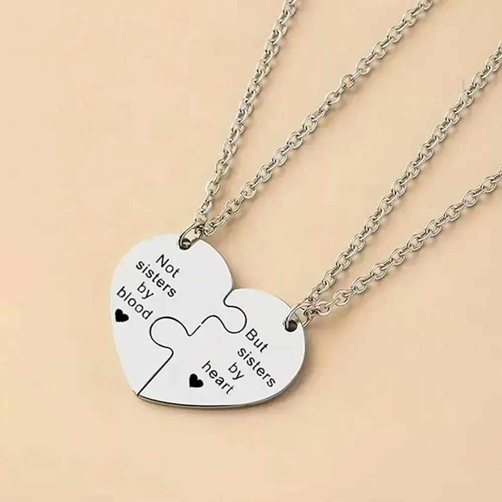 Sisters By Heart Necklace