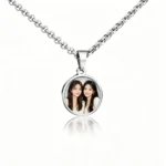 Custom Photo Necklace, Personalized Picture Pendant