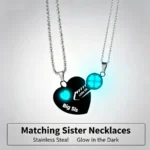 Luminous Heart Key Necklaces