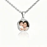 Custom Photo Necklace, Personalized Picture Pendant