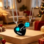 Luminous Heart Key Necklaces