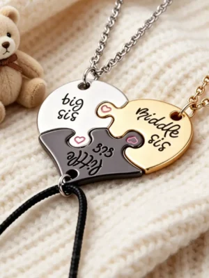 Sister Puzzle Necklaces
