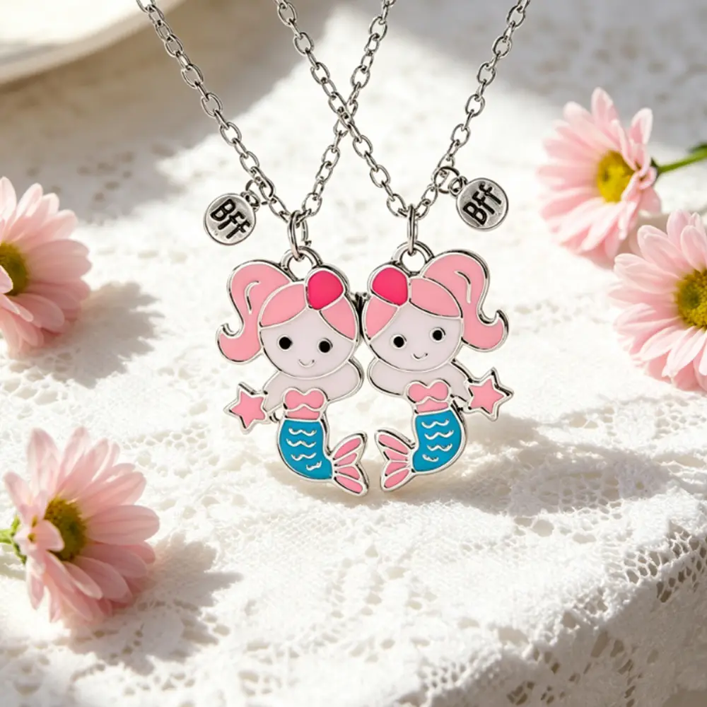 Mermaid BFF Magnetic Necklaces