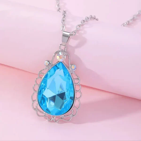 Teardrop Crystal Pendant Necklace for 6 Best Friends