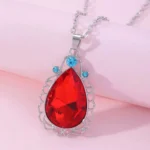 Teardrop Crystal Pendant Necklace for 6 Best Friends