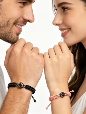 Custom Photo Projection Couple Bracelets