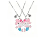 Mermaid BFF Magnetic Necklaces for 2 Best Friend