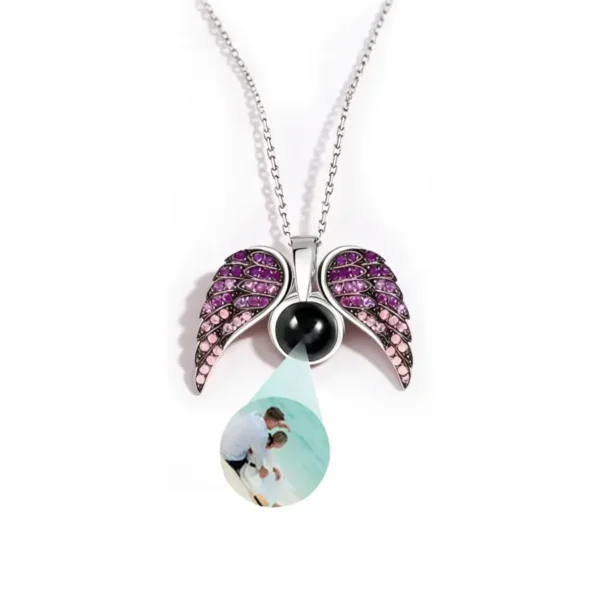 Projection Angel Wing Necklace