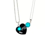 Luminous Heart Key Necklaces