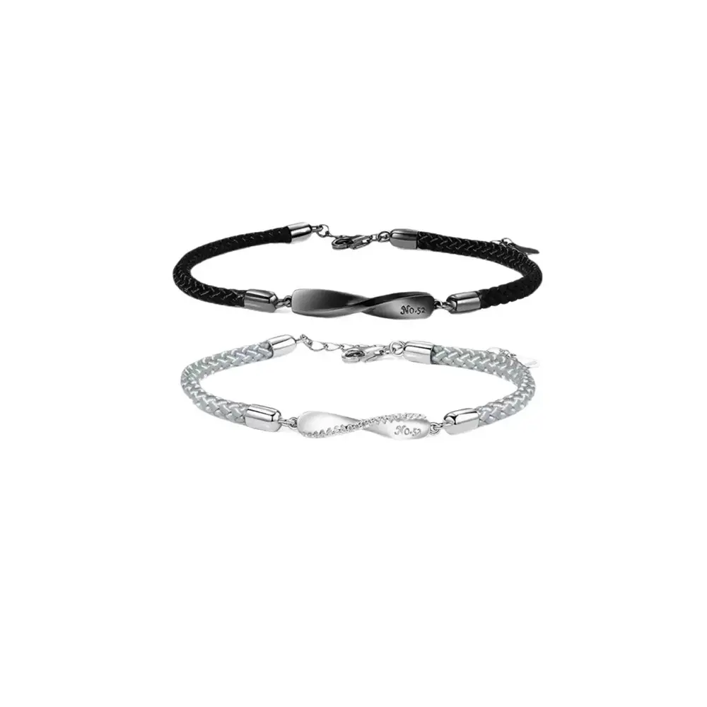 Infinity Bracelet 2Pcs Couple Bracelet Matching Gift Love Set